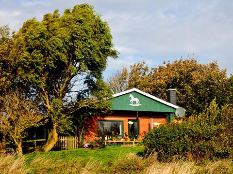 Einsames ferienhaus am see